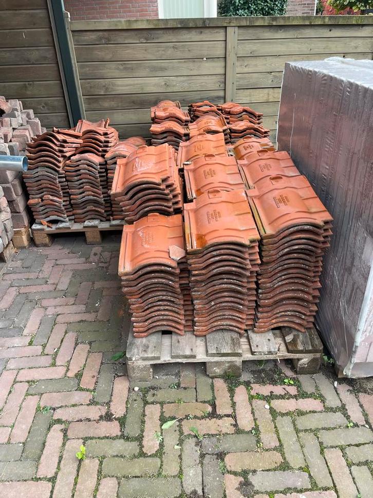 Depafa Waalkleipan Dakpannen - 490 Stuks Gratis af te halen, Doe-het-zelf en Verbouw, Dakpannen en Dakbedekking, Gebruikt, Dakpannen