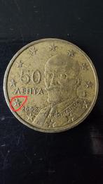 Zeldzame 50 eurocent Griekenland 2002, Postzegels en Munten, Munten | Europa | Euromunten, Ophalen of Verzenden, Griekenland, 50 cent