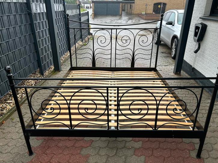 IKEA Noresund 180x200 Bedframe met Sultan Latenbodem, Huis en Inrichting, Slaapkamer | Bedden, Gebruikt, Tweepersoons, 180 cm