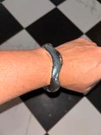 Groffe zilverkleurige armband nieuw, Ophalen of Verzenden, Nieuw, Zilver, Overige materialen