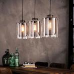 mooie lamp voor boven de eettafel, Huis en Inrichting, Lampen | Hanglampen, Ophalen, Zo goed als nieuw, Glas, 75 cm of meer