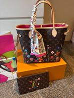 Louis Vuitton Neverfull MM Murakami Nieuw, Ophalen of Verzenden, Nieuw, Bruin, Shopper