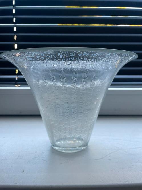 Copier blanke sonoor vaas, Antiek en Kunst, Antiek | Glas en Kristal, Ophalen of Verzenden