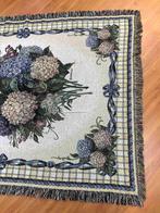 Leuke grand foulard met hortensia’s bloemen 168/124, Gebruikt, DJT, Ophalen of Verzenden, DJT