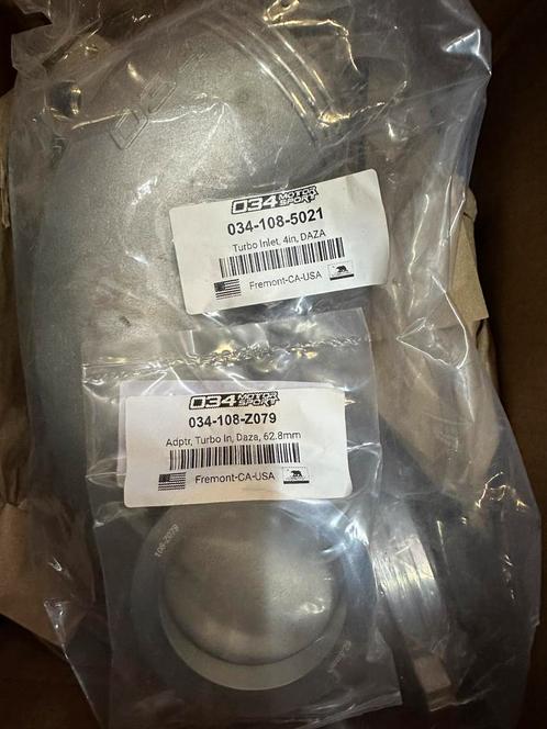 034 4” turbo inlet Audi RS3 8v2 8y TTRS, Auto diversen, Tuning en Styling, Ophalen of Verzenden