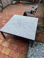 Luxe granieten tuintafel 1,50m bij 1,50m, Tuin en Terras, Tuintafels, Ophalen, Gebruikt, Rechthoekig, Overige materialen