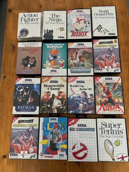 Sega Master System Games, Spelcomputers en Games, Games | Sega, Gebruikt, Master System, Ophalen of Verzenden