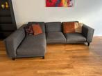 IKEA Nockeby 3-zitsbank met chaise longue, links donkergrijs, Ophalen, Gebruikt, Stof