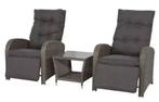 duoset melia loungeset lesli living, Nieuw, Loungeset, Wicker, Hocker