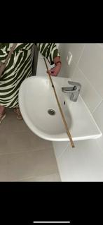 Villeroy & Boch wastafel met Hansgrohe kraan, Huis en Inrichting, Zo goed als nieuw, Minder dan 100 cm, Wasbak of Wastafel, 25 tot 50 cm