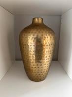 Mooie Vaas fles bol - goud - Ø17x27 cm xenos, Huis en Inrichting, Woonaccessoires | Vazen, Ophalen, Overige kleuren, Aardewerk of Porselein