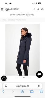 Air Force Airforce parka winterjas 34-36, Ophalen of Verzenden, Zo goed als nieuw, Maat 34 (XS) of kleiner, Blauw