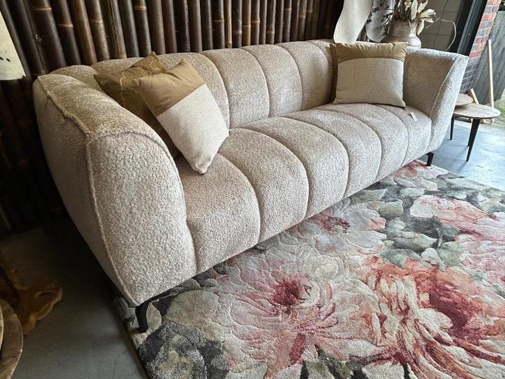 Fauteuil of Bank Pippa of Pablo, keuze uit 400+ kleuren., Huis en Inrichting, Banken | Bankstellen, Nieuw, Rechte bank, Overige maten
