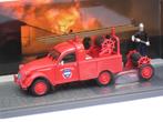 Citroen 2CV Pick-up brandweer Atlas diorama 1:43, Ophalen of Verzenden, Nieuw, Auto, Overige merken