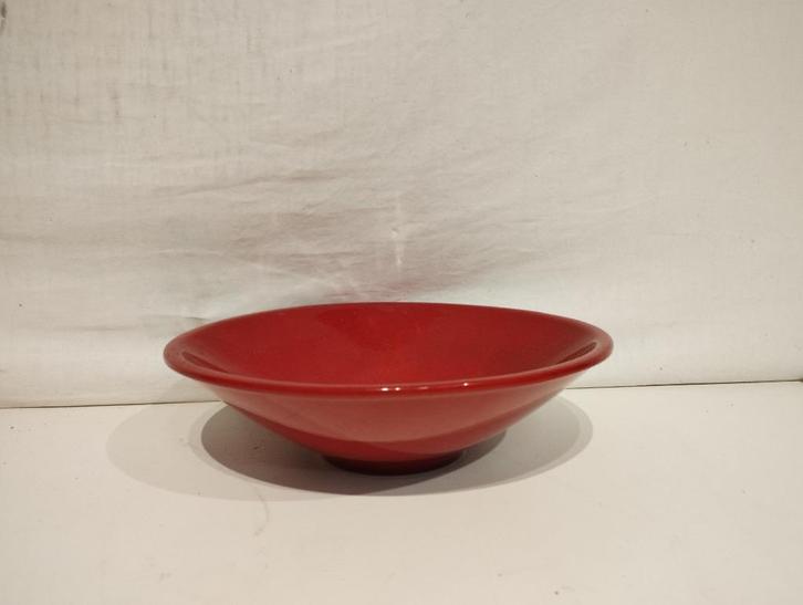 Rode schaal, Huis en Inrichting, Woonaccessoires | Schalen en Manden, Nieuw, Rond, Glas, Ophalen of Verzenden