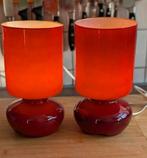 Vintage IKEA Lykta Lampen - Set van 2 - Rood, Ophalen of Verzenden, Glas, Minder dan 50 cm