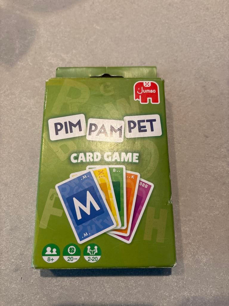 Pim Pam Pet Kaartspel - Jumbo, Een of twee spelers, Ophalen of Verzenden, Zo goed als nieuw