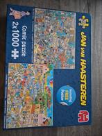 Jan van Haasteren 2x1000 Puzzel, Hobby en Vrije tijd, Denksport en Puzzels, Ophalen, 500 t/m 1500 stukjes, Zo goed als nieuw, Legpuzzel
