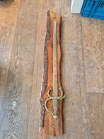 Antiek Zwaard op Houten Plank - Bieden!, Ophalen of Verzenden