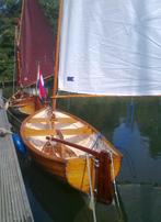 Overnaads houten sloepje, Watersport en Boten, Sloepen, Ophalen, Geen motor, Gebruikt, Tot 10 pk