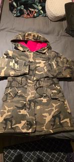 Kids Star Jas - Camouflage met Roze Voering, Kinderen en Baby's, Kinderkleding | Maat 140, Ophalen of Verzenden, Gebruikt