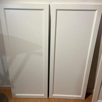 Billy Oxberg deur wit 4x 40x97 - IKEA artikelnr 502.755.96 beschikbaar voor biedingen