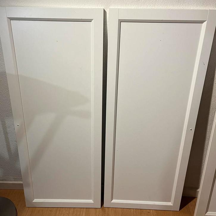 Billy Oxberg deur wit 4x 40x97 - IKEA artikelnr 502.755.96, Huis en Inrichting, Kasten | Boekenkasten, Zo goed als nieuw, 50 tot 100 cm