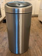 Brabantia Prullenbak 23-30 liter, 30 tot 40 liter, Ophalen, Zo goed als nieuw, Rvs