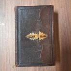 Antiek Bijbeltje 1875 met 14K Gouden Slot, Ophalen of Verzenden