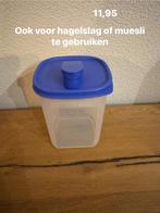 Tupperware koelkastkan kan ook voor hagelslag of muesli, Ophalen of Verzenden, Nieuw, Blauw, Overige typen