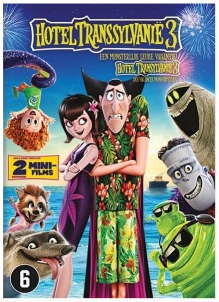 Hotel transsylvanië 3 DVD - Nieuw in verpakking, Cd's en Dvd's, Dvd's | Tekenfilms en Animatie, Nieuw in verpakking, Amerikaans