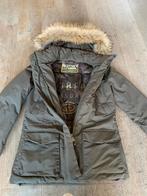 Goldbergh winterjas met bontkraag maat 40, Kleding | Dames, Goldbergh, Ophalen of Verzenden, Zo goed als nieuw, Bruin