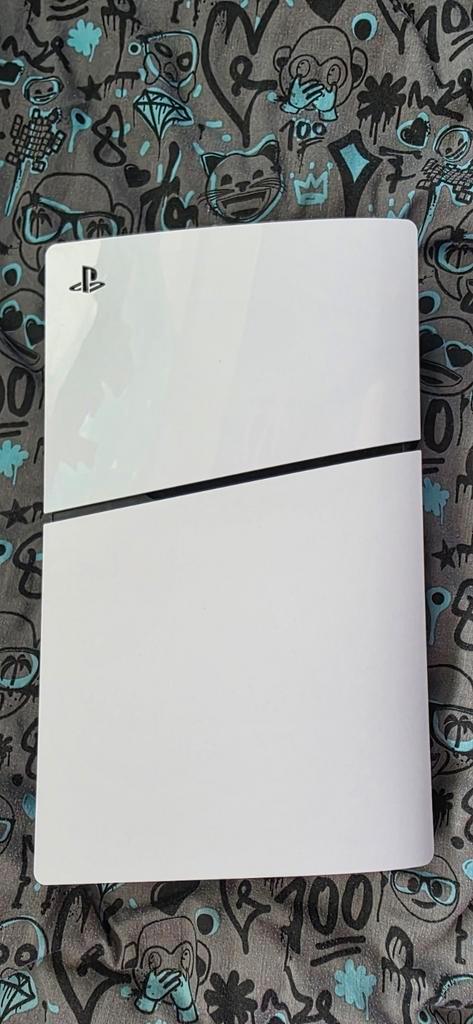 Compleet Sony PS5 Slim Digital 1TB & Extras, Spelcomputers en Games, Spelcomputers | Sony PlayStation 5, Zo goed als nieuw, Playstation 5 Digital