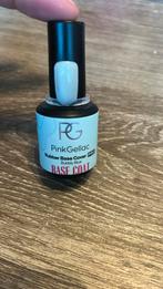 Pink gellac rubberbase cover bubbly blue, Ophalen of Verzenden, Zo goed als nieuw, Overige kleuren, Handen en Nagels
