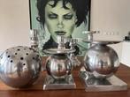7 Aluminium Design kandelaars BOB Design., Ophalen, Overige materialen, Kandelaar