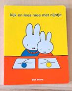 Kijk en lees mee met Nijntje - Dick Bruna, Ophalen of Verzenden, Zo goed als nieuw, Dick Bruna, Fictie algemeen