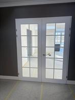 2x een set Svedex deuren 231,5x88cm incl. deurbeslag, Gebruikt, Deurkozijn, Inclusief glas, 225 cm of meer