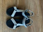 Als nieuw. Zilveren sandalen. Maat 36/37 zilver, Meisje, Overige typen, Ophalen of Verzenden, Zo goed als nieuw