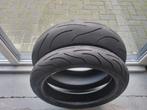 Nette set Michelin Pilot Power 2CT 180-55-17 & 120-70-17, Ophalen of Verzenden, Gebruikt