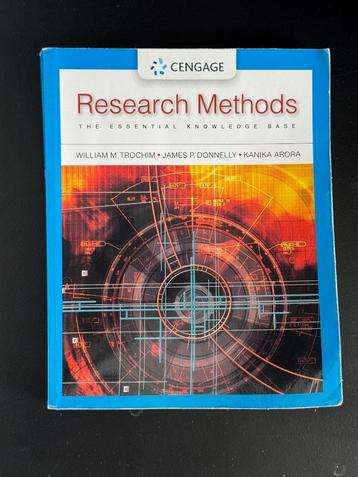 Research methods the essential knowledge base ISBN: 97811339 beschikbaar voor biedingen