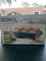 DOMO Family Crêpe Pannenkoekenmaker - Nieuw, Ophalen, Nieuw, Tafelgrill