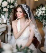 Nieuwe spaanse sluier sluier wedding bruiloft, Kleding | Dames, Trouwkleding en Trouwaccessoires, Ophalen of Verzenden, Zo goed als nieuw