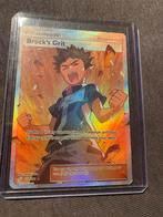 Brock's Grit 172/181 - Trainer Full Art Foil, Hobby en Vrije tijd, Verzamelkaartspellen | Pokémon, Ophalen, Zo goed als nieuw
