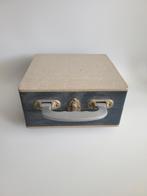 Vintage koffer opbergen platen singles in keurige staat, Ophalen of Verzenden, Zo goed als nieuw