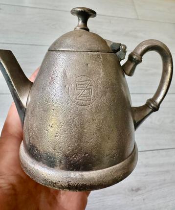 Zilveren Vintage Antique Gero Travel koffie kan beschikbaar voor biedingen