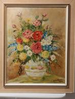 Stilleven olieverf canvas op karton, Ophalen