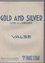 B5 bladmuziek gold and silver valse, Ophalen of Verzenden, Zo goed als nieuw, Artiest of Componist, Klassiek