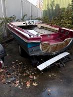 Polyester Speedboot met Trailer - Opknapper, Ophalen of Verzenden, Gebruikt, Motor en Techniek