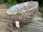basket riet hangpot bloempot -NIEUW- plantenhanger, Ophalen of Verzenden, Zo goed als nieuw