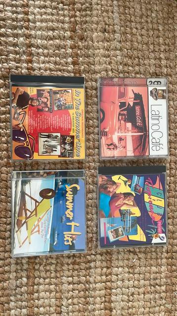 4x CD Summerhits verzameling beschikbaar voor biedingen
